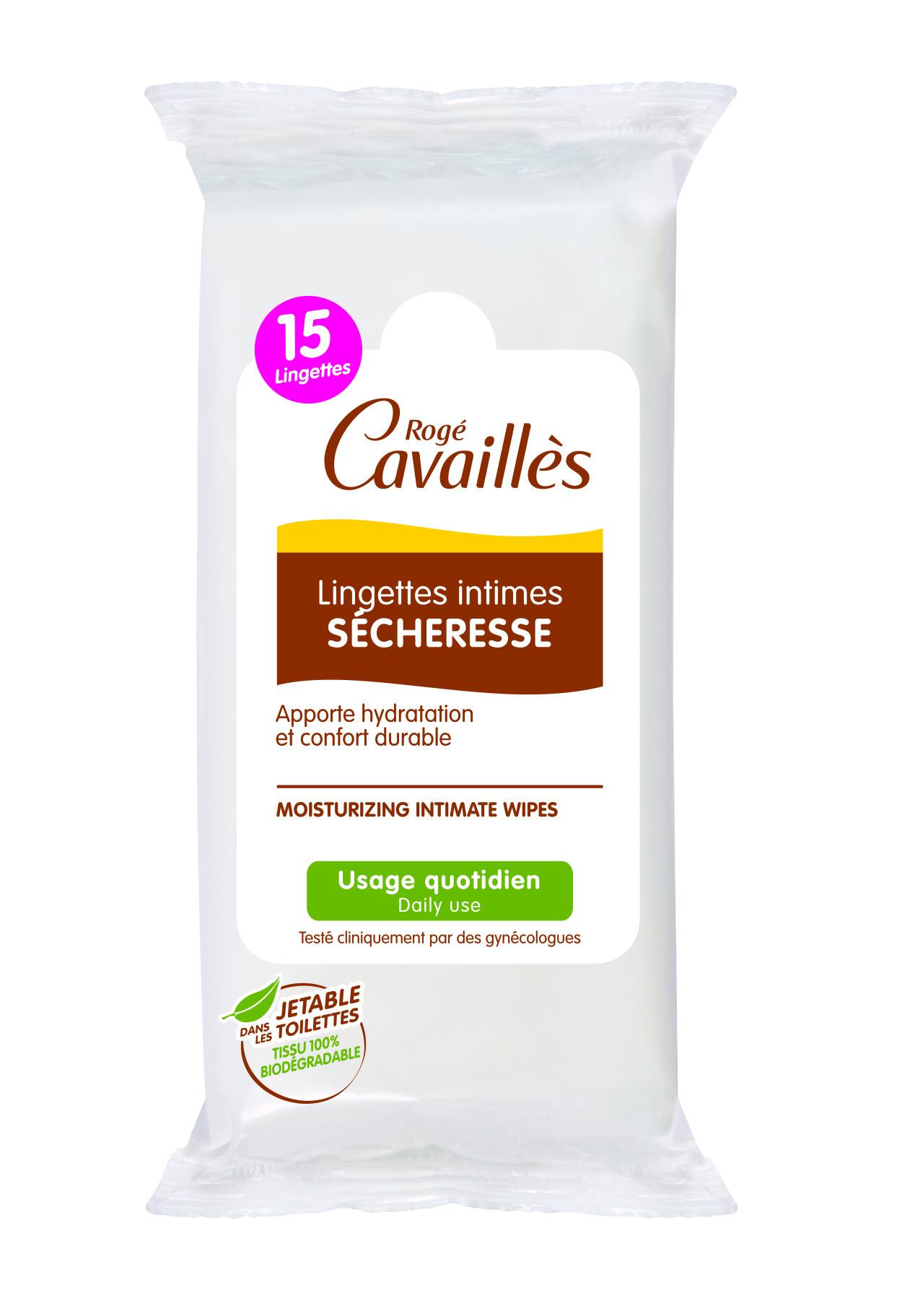 LINGETTES INTIMES SÉCHERESSE
15 Lingettes