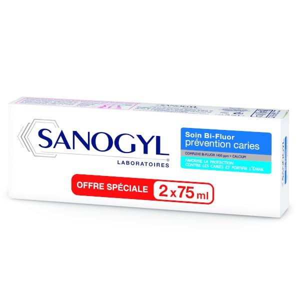 SANOGYL SOIN BI-FLUOR
Préventions caries
2*75ml